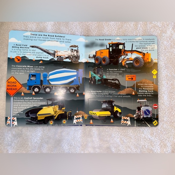 New Flip-The-Flap Learn about Trucks Book - Picture 6 of 7